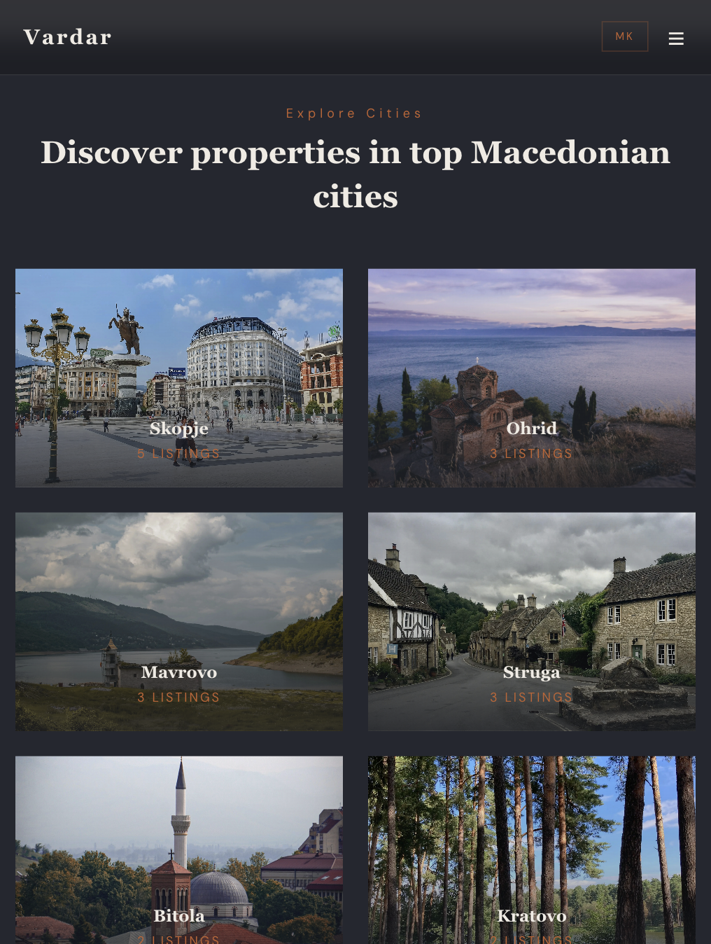 Listings Section